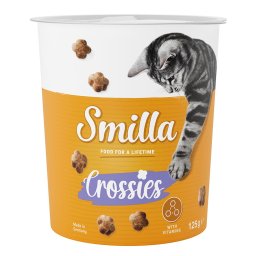 125g Snacks vitamínicos Smilla Crossies snacks para gatos