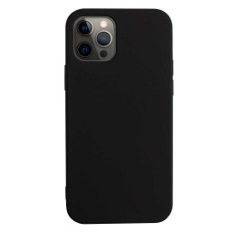 Capa TPU Mate preta para iPhone 12 / 12Pro