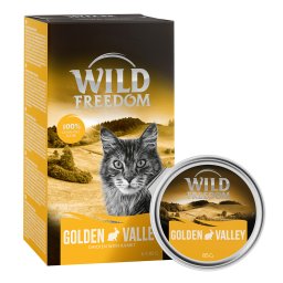 24x85g Adult coelho e frango Wild Freedom comida húmida sem cereais