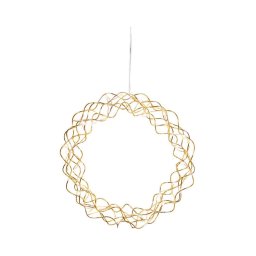 Eglo 411014 - Decoração de Natal LED CURLY 30xLED/0,064W/3/230V latão