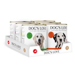 6x800g misto Adult Dog´s Love comida húmida cães
