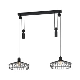 Eglo 43438 - Lustre suspenso com cabo WINKWORTH 2xE27/40W/230V