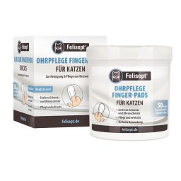 Felisept Finger Pads limpeza auricular para gatos 50uds.