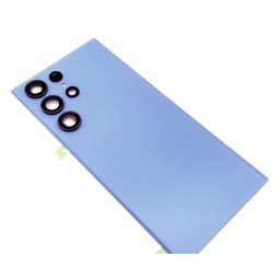 Tampa Traseira para Samsung Galaxy S22 Ultra com Lente Sky Blue