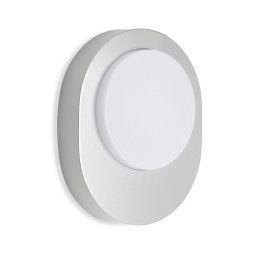Telefunken 312004TF - Iluminação de parede exterior LED LED/8W/230V IP44 prateado