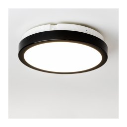 Brilagi - Iluminação de teto de casa de banho LED PERA LED/18W/230V diâmetro 22 cm IP65 preto