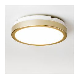 Brilagi - Iluminação de teto de casa de banho LED PERA LED/18W/230V diâmetro 22 cm IP65 dourada