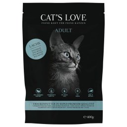 400g salmão Adult Cat's Love ração para gatos
