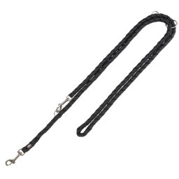 Trixie Cavo preta trela ajustável cães 200cm, 18mm largura