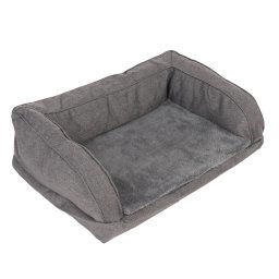Capa de substituição cinzenta Cama ortopédica para cães S