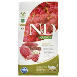 1,5kg Quinoa Urinary Adult Farmina N&D ração para gatos