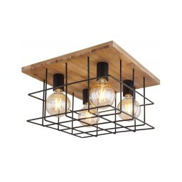 Globo 15530-4D - Iluminação de teto MERRIL 4xE27/60W/230V