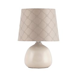 Rabalux 4380 - Lâmpada de mesa ELLIE E14/40W bege