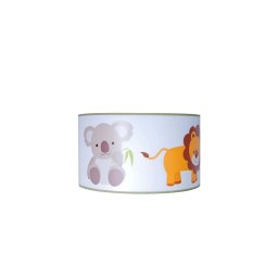 Luz de teto de criança ZOO 2xE27/60W/230V