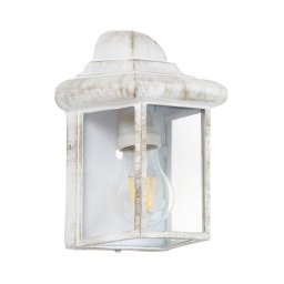 Rabalux 8753 - Luz de parede de exterior NORVICH 1xE27/60W/230V IP43 branco