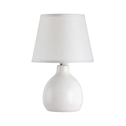Rabalux 4475 - Lâmpada de mesa INGRID 1xE14/40W/230V branca