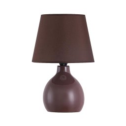 Rabalux 4476 - Lâmpada de mesa INGRID 1xE14/40W/230V castanho