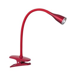 Rabalux 4198 - Candeeiro de mesa LED com clipe JEFF LED/4,5W/230V vermelho