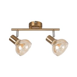 Rabalux 5547 - Foco HOLLY 2xE14/40W/230V dourado
