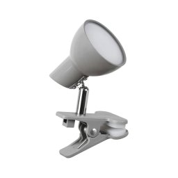 Rabalux 1480 - Candeeiro com clipe LED NOAH LED/5W/230V cinzento