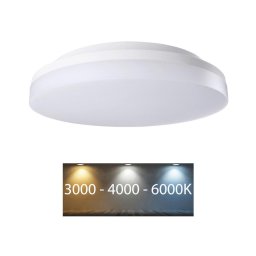 Rabalux - Candeeiro de tecto para casa de banho LED/24W/230V IP54 3000K/4000K/6000K