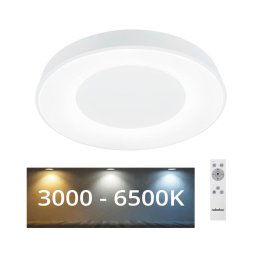 Rabalux - Plafon LED regulável 38W 230V branco + DO 3000-6500K