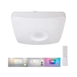 Rabalux - Luminária de tecto LED RGB dimerizável com altifalante LED/18W/230V + controlo remoto