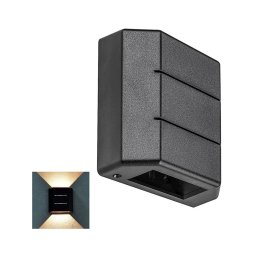 Rabalux 7319 - Iluminação de parede exterior LED LIPPA LED/6W/230V IP54 preta