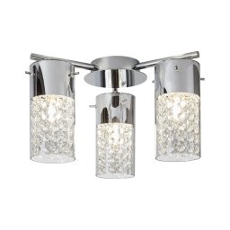 Rabalux 2195 - Candeeiro de tecto para casa de banho NIAGARA 3xE14/40W/230V IP44