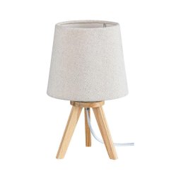Rabalux 2068 - Candeeiro de mesa LYCHEE 1xE14/25W/230V bege