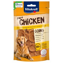 80g CHICKEN moedas de frango Snack Vitakraft para cães