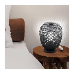 Eglo 43267 - Lâmpada de mesa DEMBLEBY 1xE27/40W/230V
