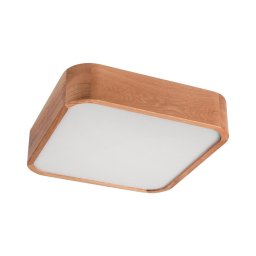 Iluminação de teto OAK SQUARE 2xE27/15W/230V 35x35 cm carvalho