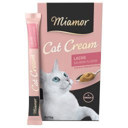 6x15g Miamor Cat Snack creme de salmão