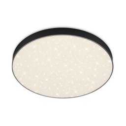 Briloner 7075-415 - Iluminação de teto LED STAR SKY LED/24,5W/230V diâmetro 38 cm preto