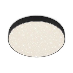 Briloner 7074-415 - Iluminação de teto LED STAR SKY LED/21W/230V diâmetro 28 cm preto