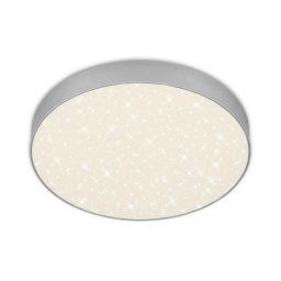 Briloner 7074-414 -Iluminação de teto LED STAR SKY LED/21W/230V diâmetro 28 cm prateado