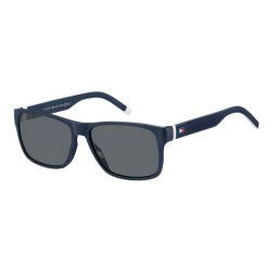Tommy Hilfiger Eyewear Óculos de sol para homens TH 1718/S OJU T56 IR SOL 145 OJU BLUE