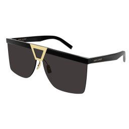 Saint Laurent Óculos de sol para mulheres SL 537 Palace 001 T99 Acetate 145 Black