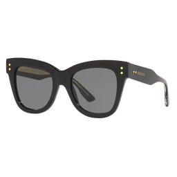 Gucci Eyewear Óculos de sol para mulheres GG1082S 001 T52 Acetate 145 Black
