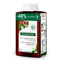 Klorane Tratamento Anti-perda de cabelo Organic Quinine and Edelweiss Shampoo SET