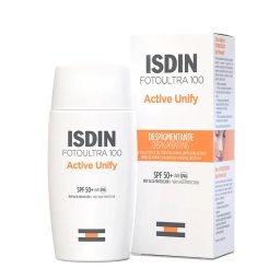 Isdin Protetor solar facial FotoUltra 100 Active Unify Fusion Fluid SPF50+