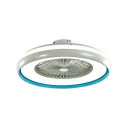 Iluminação de teto LED com uma ventoinha LED/45W/230V 3000/4000/6500K azul