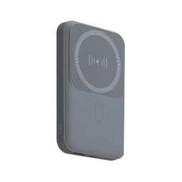 Power Bank Magnética com carregamento sem fios 10 000mAh/20W/3,7V cinzento