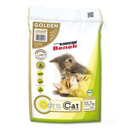 25l Corn Cat Golden Super Benek areia biodegradável para gatos