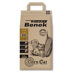 7l Corn Cat Golden Super Benek areia biodegradável para gatos