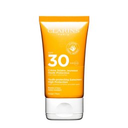 Clarins Cosméticos Faciais Crème Solaire Jeunesse Protetor solar antienvelhecimento com proteção FPS30+