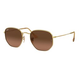 Ray-ban Óculos de sol unisexo RB3548N 912443 T51 Hexagonal Brown