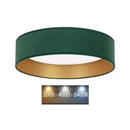 Brilagi - Iluminação de teto LED VELVET LED/24W/230V 3000/4000/6400K verde/dourada