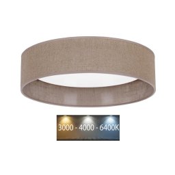 Brilagi - Iluminação de teto LED VELVET LED/24W/230V 3000/4000/6400K castanho